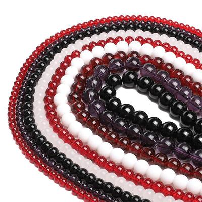1stripe/pack 38cm Glass Beads DIY Bracelet Necklace Earrings Jewelry Accessories