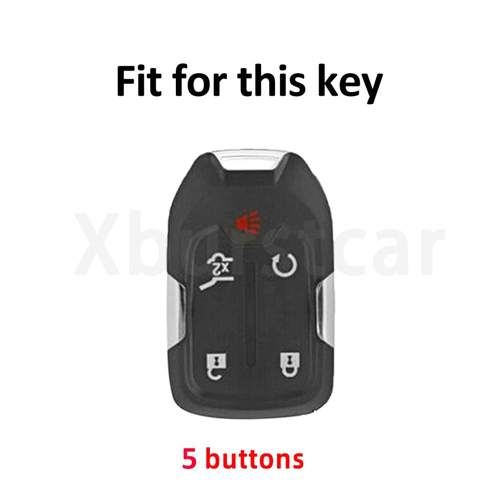 Fashion Tpu For Chevrolet Colorado Gmc Sierra Canyon Tahoe Silverado 1500 3500 2500 Tpu Smart Remote Key Shell Case Protector
