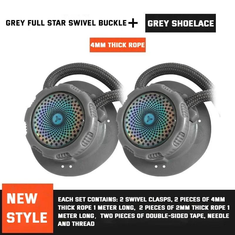 New Automatic Shoelaces Without ties Swivel Buckle Elastic Laces Sneakers Adult Kids unisex 4mm Round Shoelace Shoe Accessories