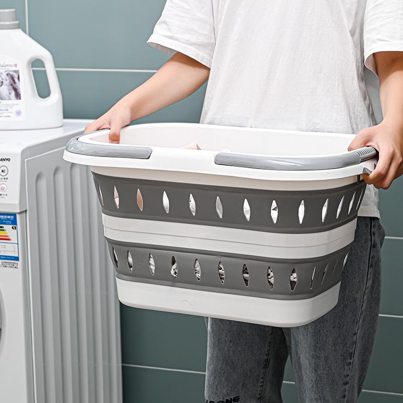 Contact Customer Service for Bulk Orders: Foldable Large Capacity Laundry Storage Basket for Dry Cleaning & Household Use.