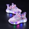 New Girls' LED Illuminated Casual Shoes Anti Slip Girl Sneakers Versatile Child Running Shoe Fashion Girl Shoe Comfort Kids Shoe