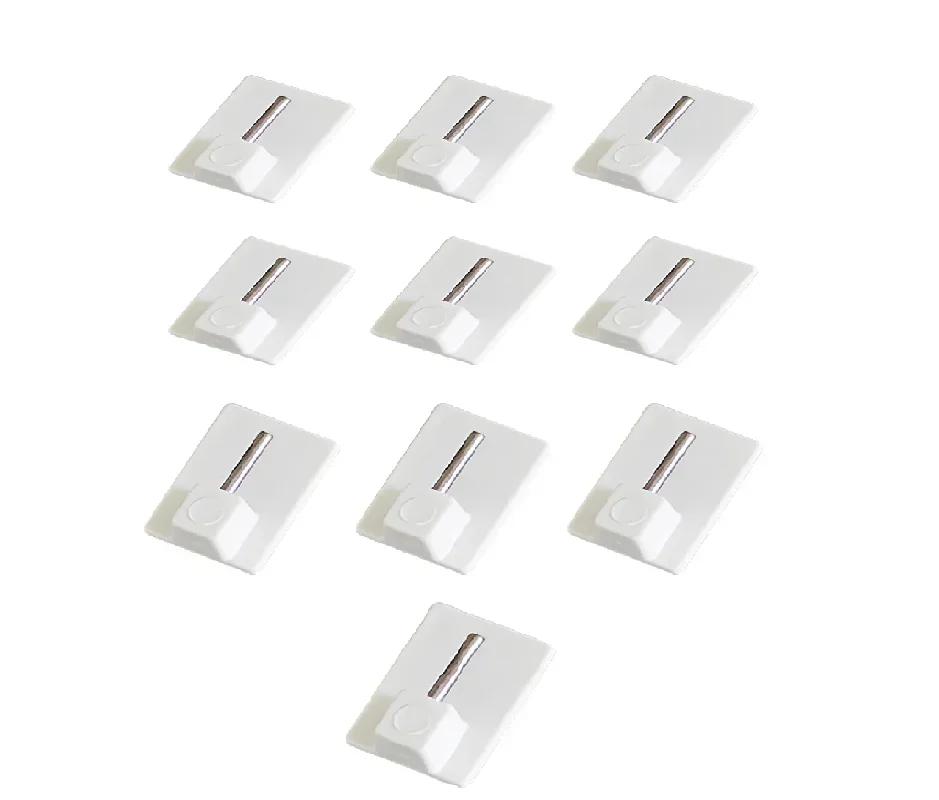 

10 шт. Самоклеящиеся настенные крючки Крючки для хранения Кухонный крючок Крючок для ванной Пряжка для штор Крючки для штор Аксессуары-пряжки