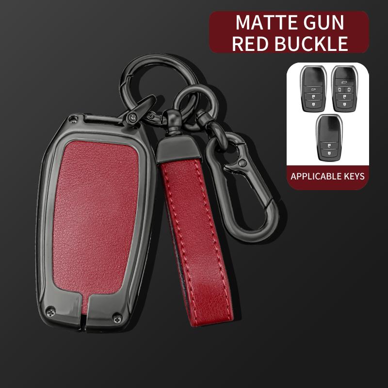 

Alloy Car Key Case Cover For Toyota Rav4 Yaris Cross Corolla Land Cruiser 200 Crown Camry Protector Key Shell Accessories