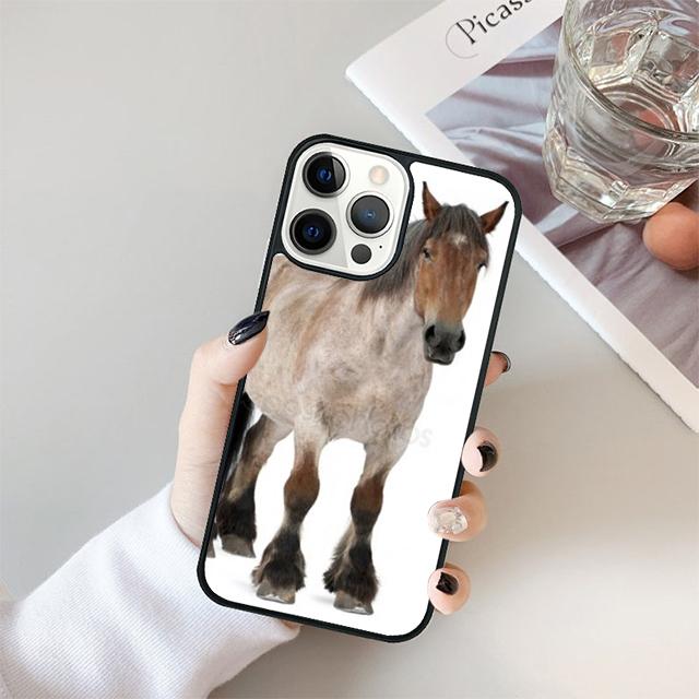 BEAUTIFUL FJORD HORSE Coque Shell For iPhone 17 Air 15 16 14 13 12 Pro Max 11 Pro Max Plus Phone Case Cover