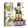 PHATOIL 6Pcs Pure Plant Extract Essential Oil Rose Lavender Vanilla Fragrance Oil for Diffuser Air Purifier Healthy Calming Women's Day Gift