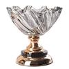 Crystal Glass Fruit Bowl Decorative Bowl for Home Decors Pedestal Bowl for Party Dining Table Centerpieces Serving Bowl