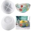 Reusable Silicone Mold Epoxy Resin Casting Asymmetric Bowl Shape DIY Jewelry Dish Fruit Plate Potted Stand Home Decor Molds