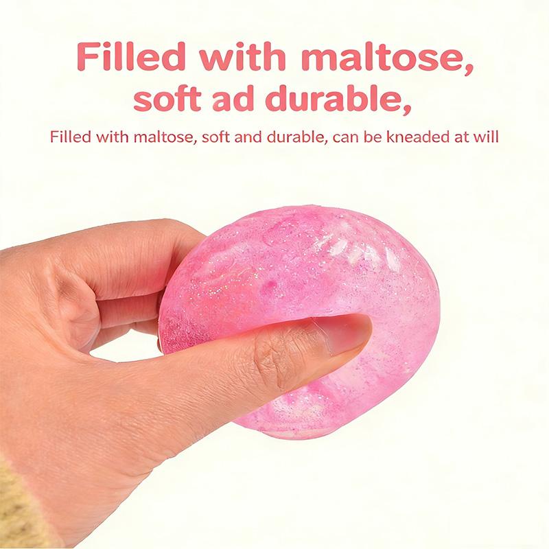 Glowing Dumplings, Glowing Dumpling Steamer Box, Soft Dumpling Anxiety Relief Finger Toy Soft Squeeze Stress-Relief Dough