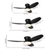 3-blades Living Room, Dining Room, Study, Office Ceiling Fan Lamp. Nordic Bedroom, Ceiling Fan Lamp.