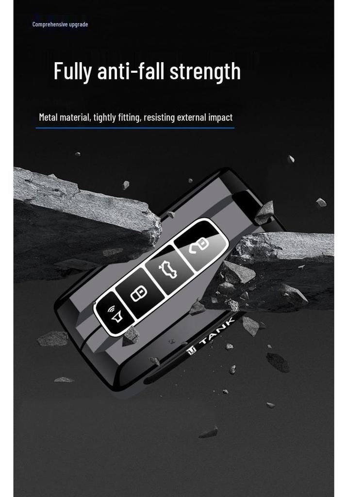 Tank 300/400/500/700 Hi4T Key Case for New Energy Models - Car Buckle Shell