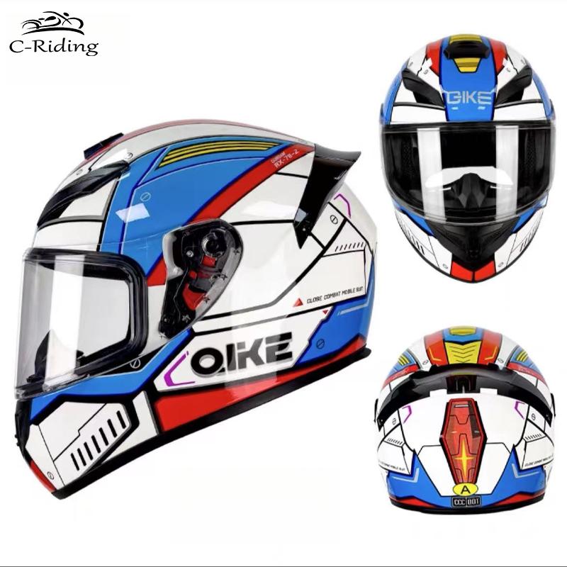 Green Tank Elements Men Women Moto Helmets Motorcycle Helmet Full Face Motocross Helmets with DOT casco para motociclista