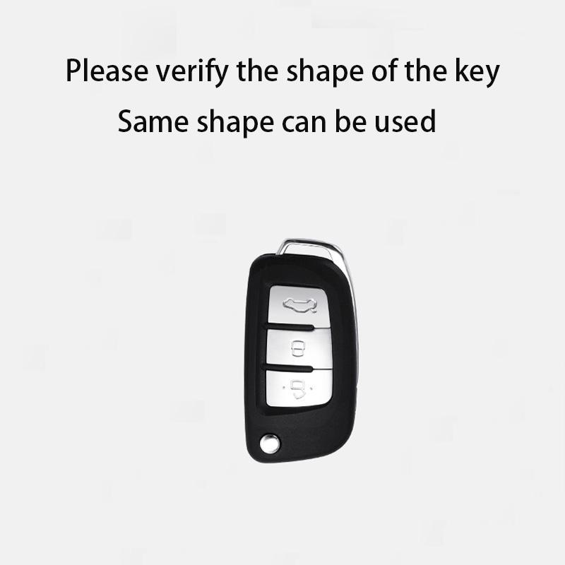 Suitable Fit For Geely Gx3 Ec7 Ec8 Gc6 Ec715 Ec718 Emgrand7 Eu7 Ec7-Rv Ec718-Rv Zinc Alloy Genuine Leather Auto Smart Key Fob Protective Cover
