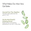 Kapiva Pure Aloe Vera Skin Gel 500 G For Face And Hair Hydrating Moisturizing Multipurpose Daily Care Soothing