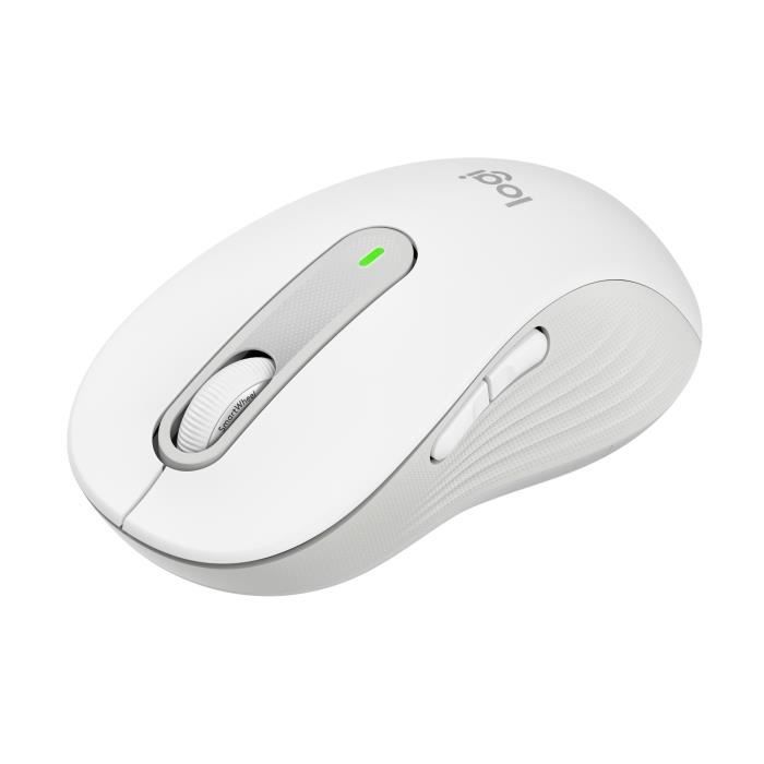 Souris - Sans Fil - Logitech - Signature M650 L - Blanc - Droitier