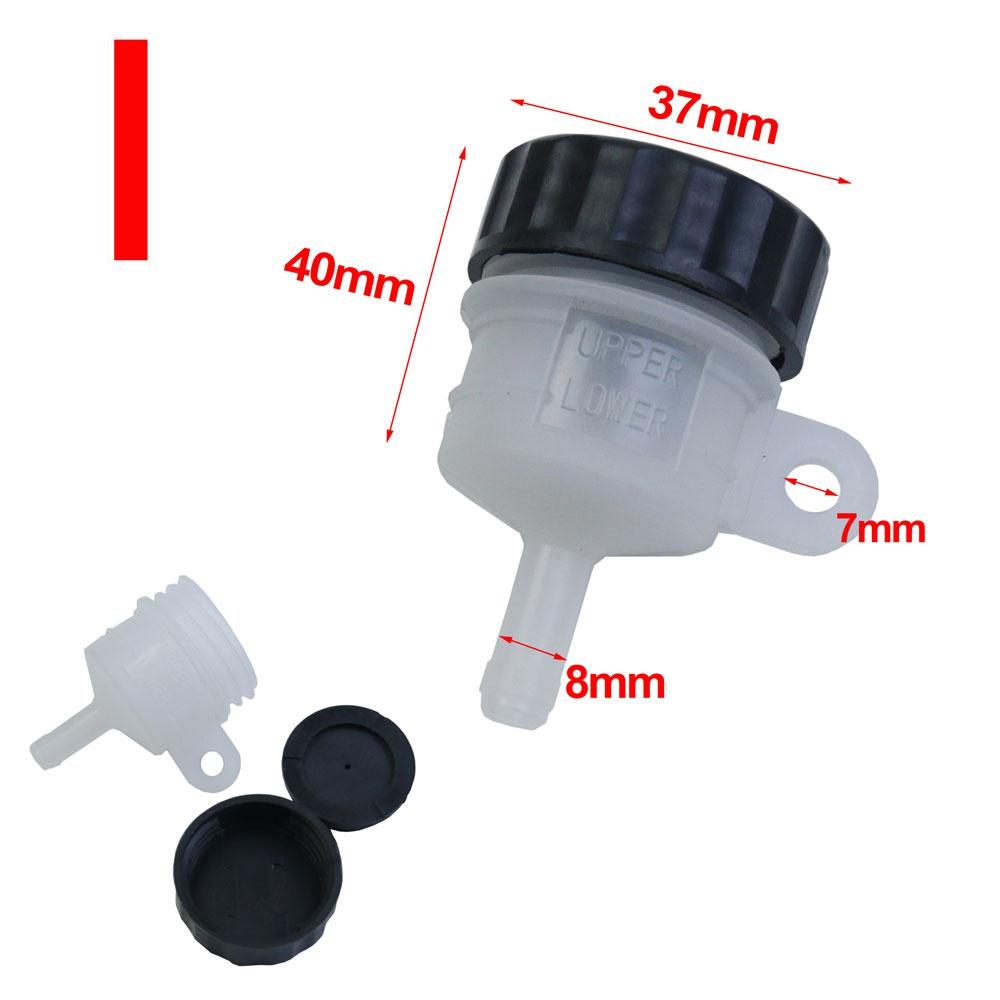 Universal Motorcycle Lever Brake Oil Tank Foot Brake Master Cylinder Oil Cup Fluid Bottle Reservoir Dirt Bike Scooter Pitbike