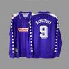 Vintage Long Sleeve Football Jersey Retro Soccer Shirt Men Women Sportswear