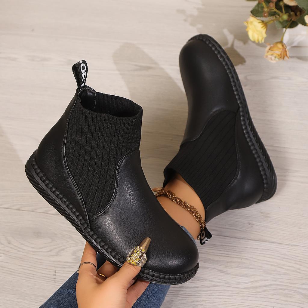 Fashion Shoes for Women Trend Slip-on Non-slip Waterproof Women Boots Women Fashion Outdoor Walking Work Rain Boots Botas De Mujer