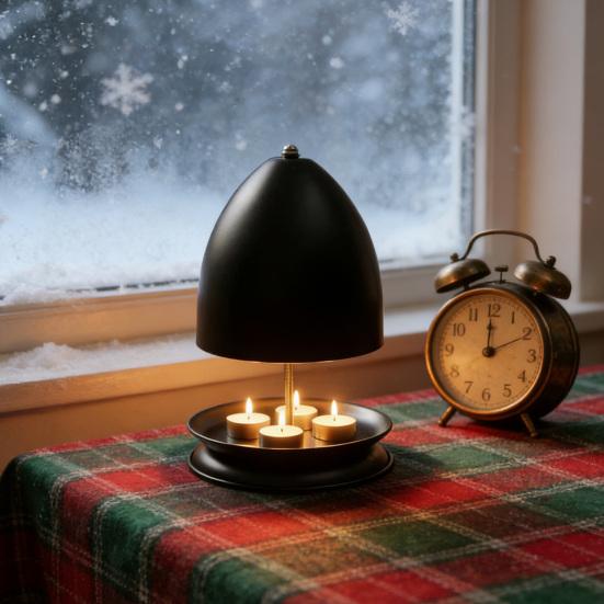 Teelicht Kerzenheizung Metall Dekorative Kerzenheizlampe Winter Kerze Handwärmofen Party Zuhause Schlafzimmer Tischdekoration