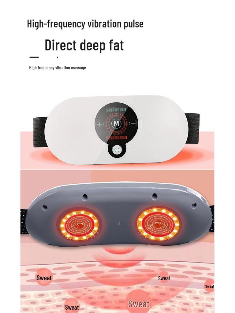 Smart Pulse Heated Abdominal Massage Waistband for Home Use