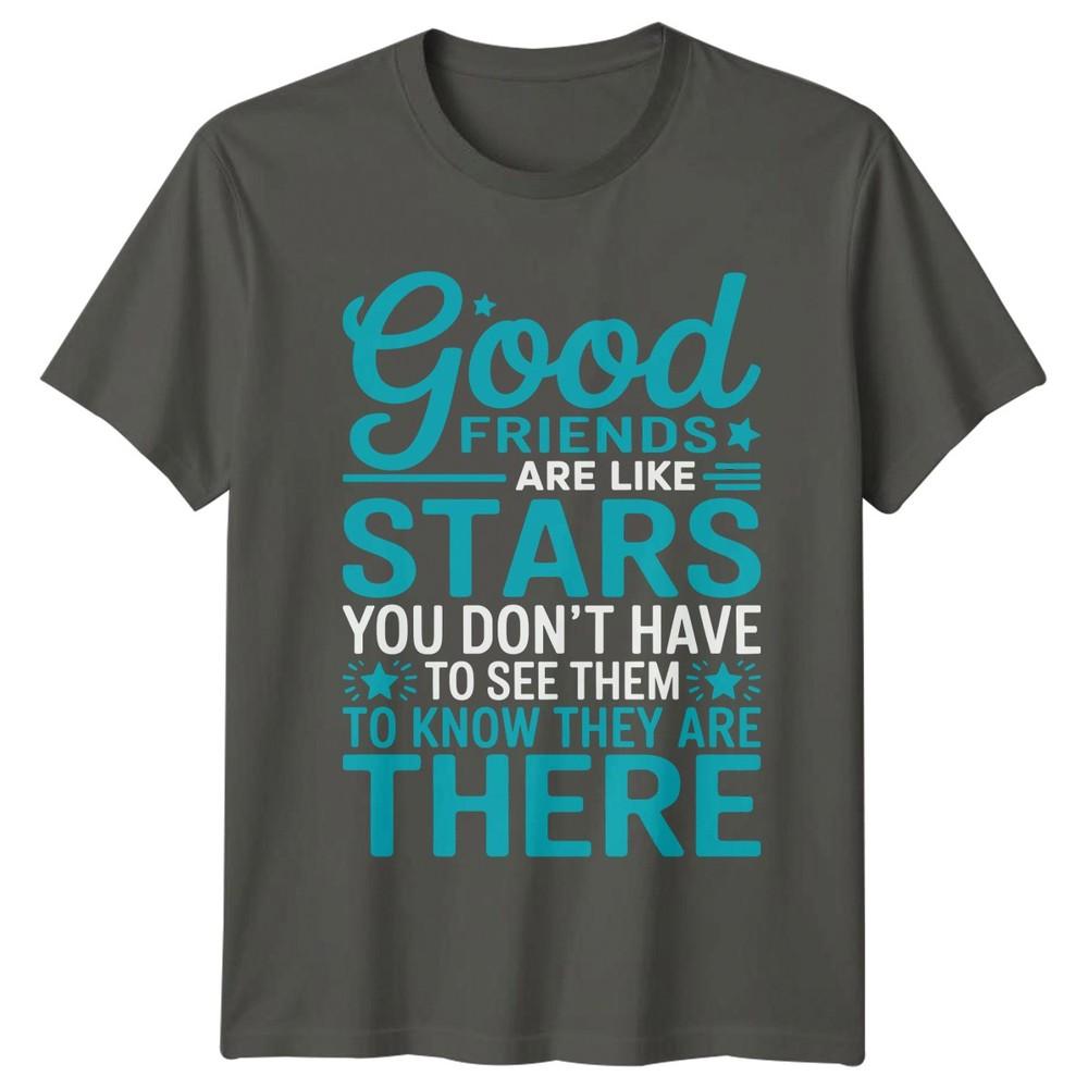 Good Friends Are Like Stars TShirt Best Friends Friendship Gift For Him And Her S