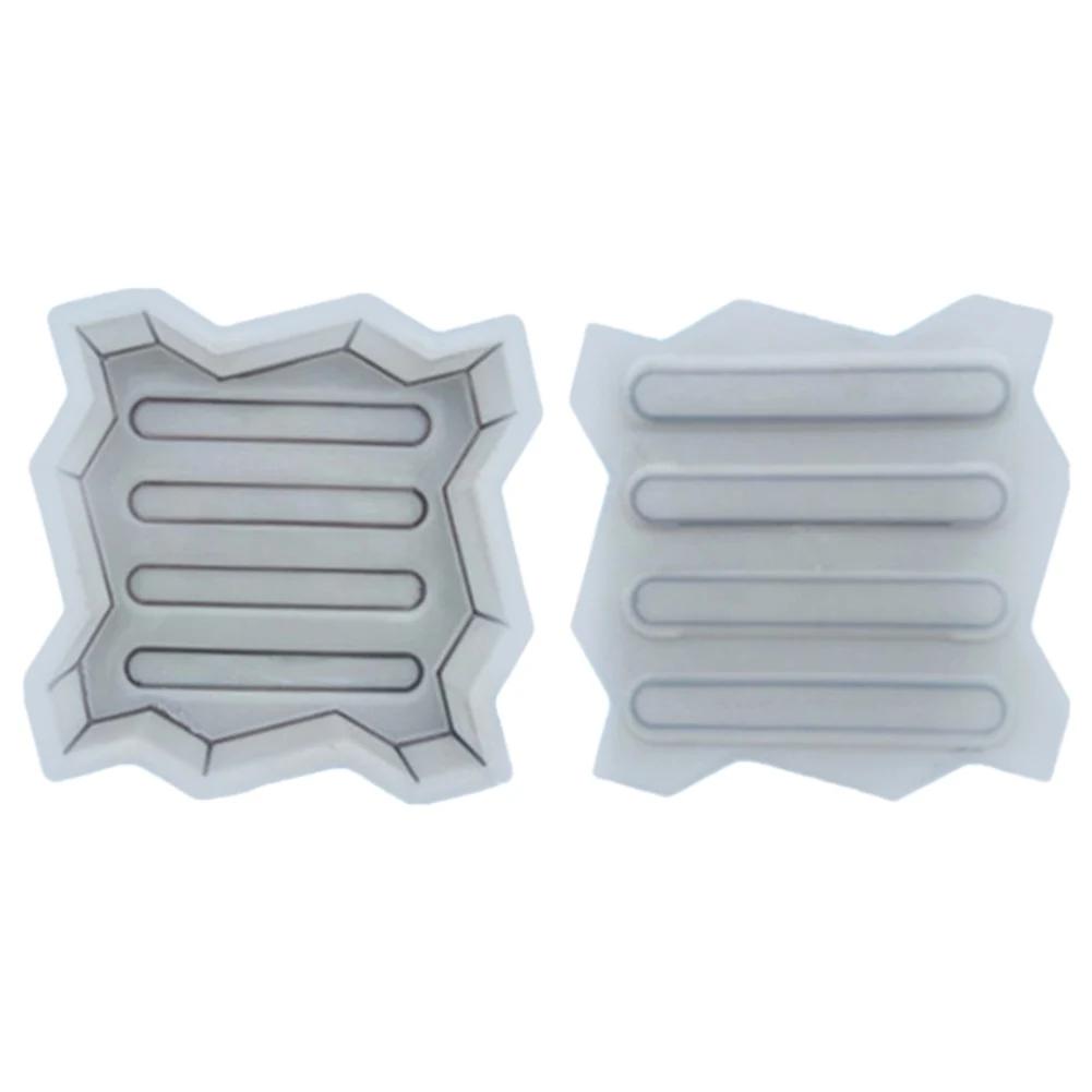 Plastic Concrete Molds Reusable DIY Road Path Paving Brick Mould Garden Path Concrete Brick Mold for Sidewalk Walkway Path Patio
