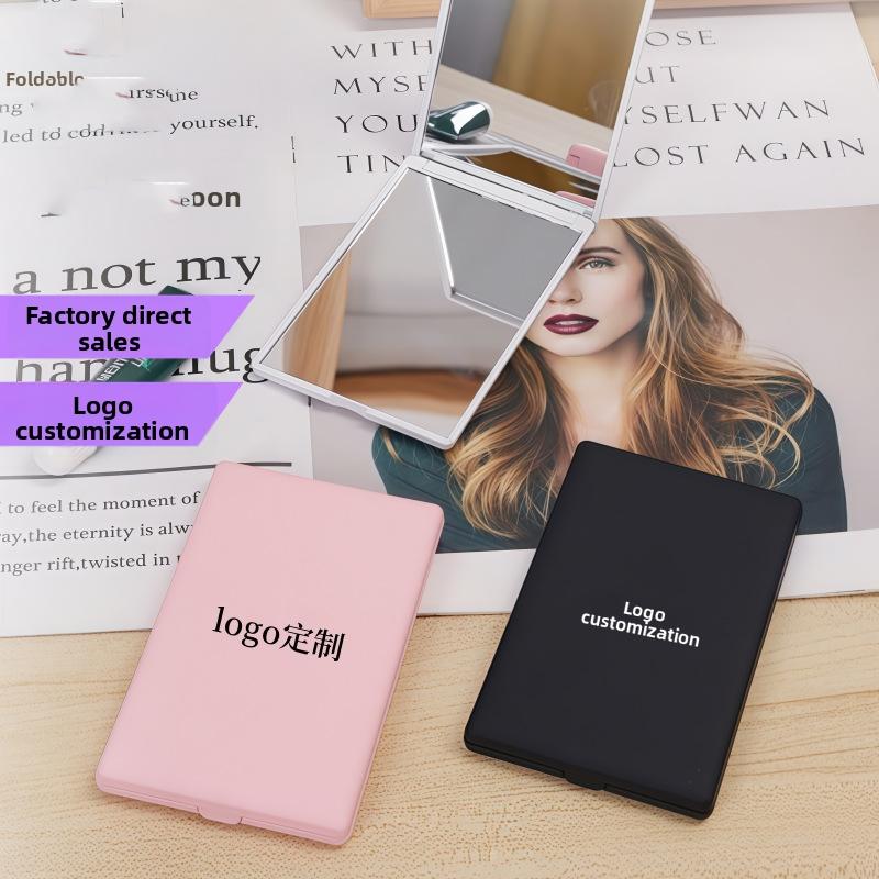 Portable Pocket Mirror with Premium Matte Finish for Women