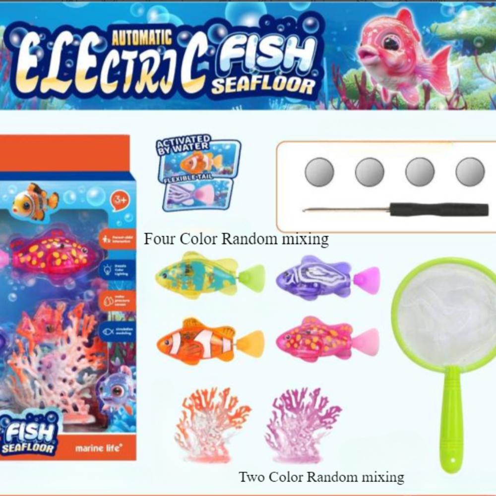 

Дитячий душ Індукційна Електрична Рибка, що грається у воді, Іграшки Імітована Електронна Рибка для Малюка Інтерактивна Робот-Рибка, що плаває