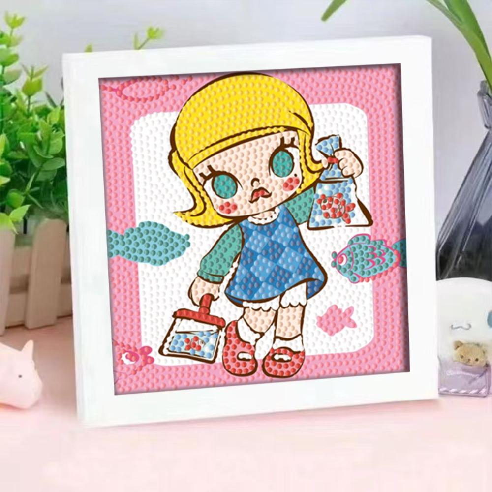 Diamond Painting DIY Student Handmade Diamond Sticker Children's Day Small Frame Painting Gift