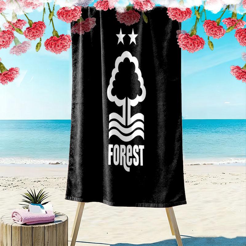 Nottingham Forest F.C Beach Towel, Large Soft Quick Dry Towel for Beach Camping Swimming