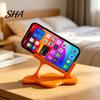 Phone Holder For Office Desk Lazy Stand, Ergonomic Curved for Side Lying Bed Mechanical Balance Stand Sofa, Hands-Free Cradle Watching Video, Portable