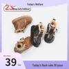 New Arrivals: Boys' and Girls' Fleece-Lined Short Winter Boots, Versatile Baby Walker Shoes