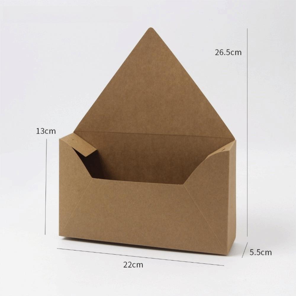 5pcs Elegant Handmade Flower Package Box DIY Gift Wrapping Flower Envelope Box Floral Arrangement Box Wedding