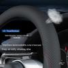 Genuine Leather Steering Wheel Cover for L6-L9 and Ideal ONE Car Interiors