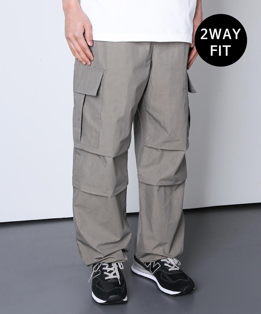 KND M-65 Nylon Field Cargo 2-Way Pants Grey