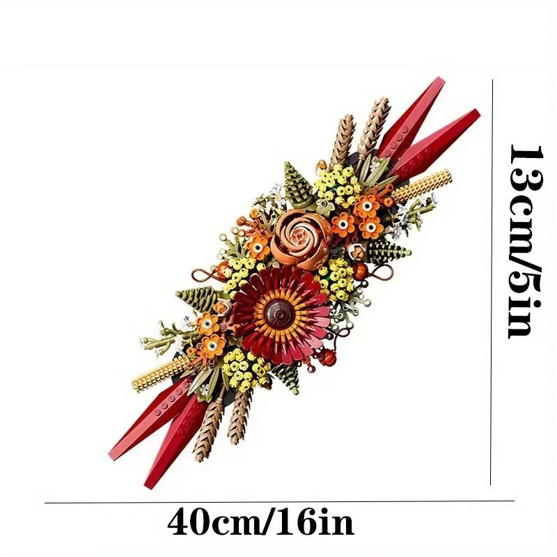 

Moc Flower Bricks Artificial Dried Flowers Home Decor Rose and Gerbera Building Blocks Collection Crafts Set Birthday Gift Toys