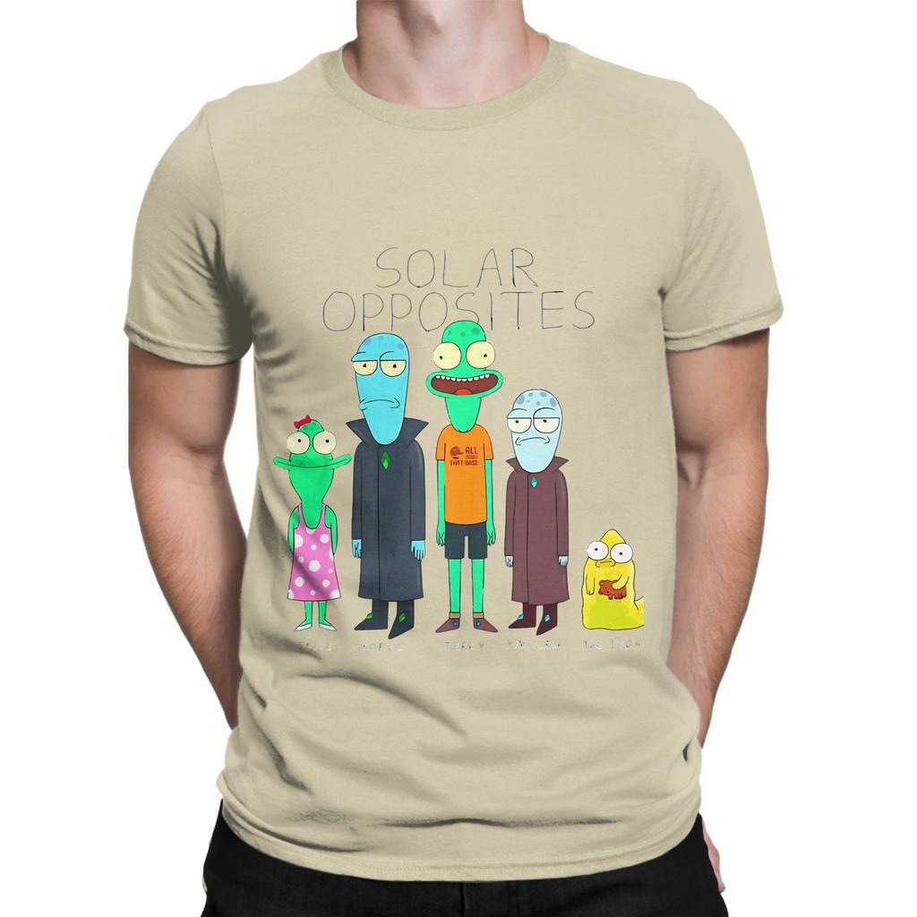 Solar Opposites Family Portrait Funny Graphic 100 Cotton TShirt Solar Opposites Season 3 Tees Tops For Unisex