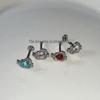 Satan's Child Love Law Titanium Lip Stud & Ear Cartilage Ring
