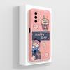 Case For Huawei Nova Y70 Plus Art Bear Full Coverage Anti Drop Funda For Huawei Nova Y 70 Y70+ Liquid Silicone Phone Back Cover