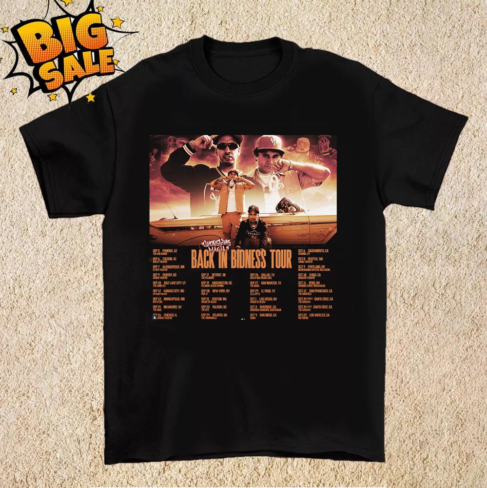 

Ohgeesy Rapper BACK IN BIDNESS TOUR T Shirt Full Size S5XL Unisex T-Shirt L