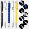 7-in-1 Multitool Tech Tool Stift Schraubenzieher Stift Wasserwaage Kugelschreiber Metall Werkzeug Stift Multitool Stift Handwerkzeug