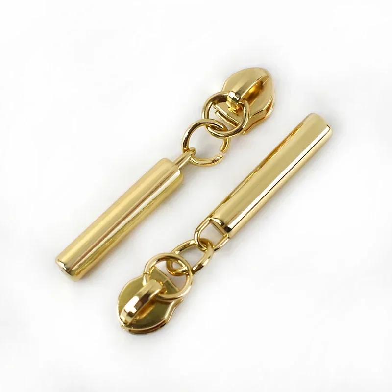 Meetee 5/10/20Pcs 5# Zipper Puller for Nylon Zippers Plastic Coil Zips Slider Heads Repair Kits DIY Garment Sewing Accessories