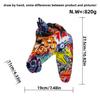 Home Use Decoration Colorful Horse Head Wall Hanging Ornaments Living Room Decoration Living Fine Room Entrance Decoration Resin Crafts