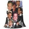 Luis Miguel Singer Blanket Flannel Decoration Portable Lightweight Thin Throw Blankets for Bed Travel Bedding Throws