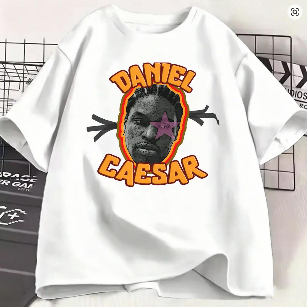 Unisexs TShirts Daniel Caesar Casual Cotton Tee Shirt Short Sleeve Singer T Shirt Crewneck Clothes New Arrival