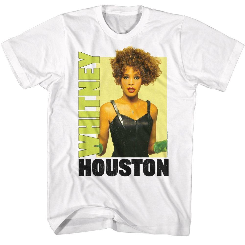 Whitney Houston With Gloves Box Music Shirt L