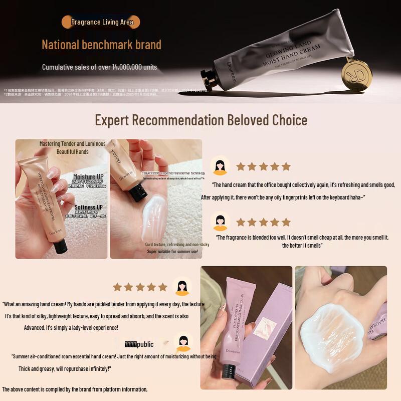 Dear Lrean Fragrance Nourishing Hand Cream - Snowy Tea