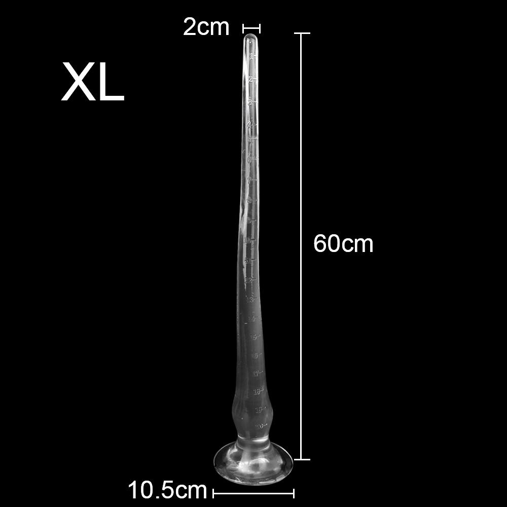 Sex zabawki kobiece urządzenie do masturbacji produkt dla dorosłych 60CM 23,6IN dla kobiet mężczyzn korek analny bicz odbytu z przyssawką Buttplug macka Dildo bardzo długi