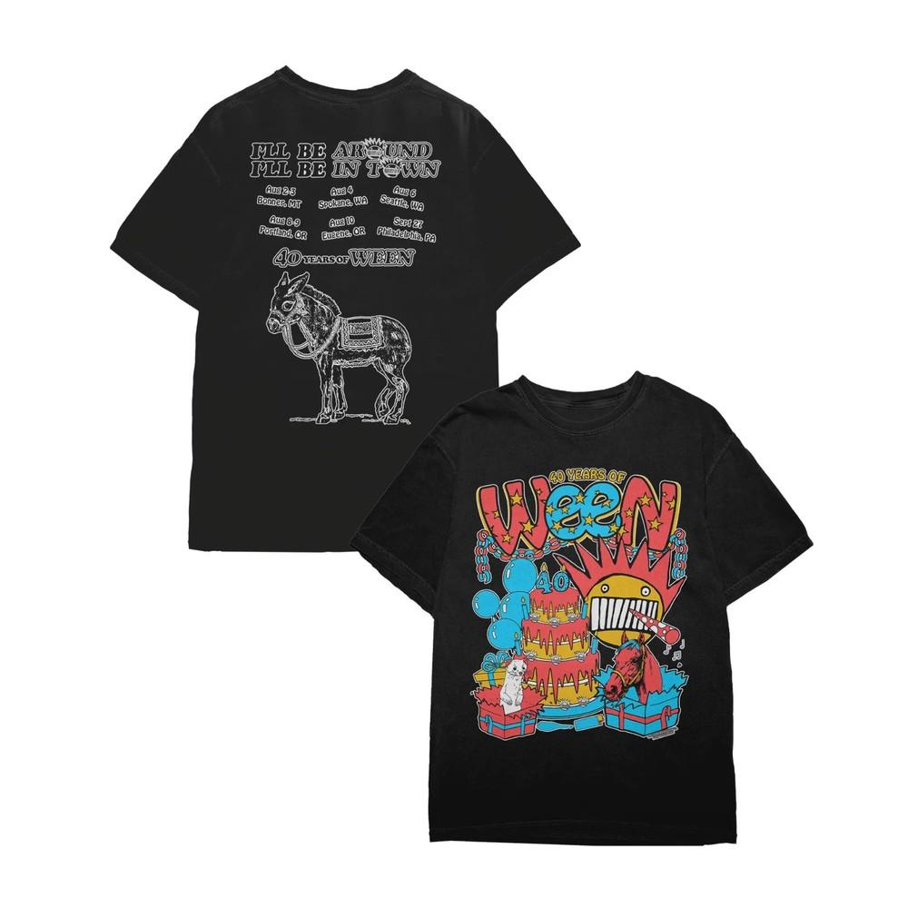 Ween 40th Anniversary Tour 2024 Unisex Gift for Fan S to 5XL T-shirt BT1247 Unisex T-Shirt XL