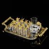 Chinese Zodiac Baijiu Cup Set: Elegant Small Wine Goblets with Gift Box – Ideal for Gifting or Promotional Presents.