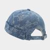 Port Style Denim Cap With Adjustable Fit For Casual Streetwear In All Seasons